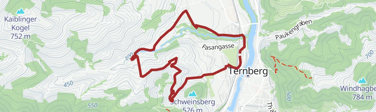 Route map: L2 Ternberg
